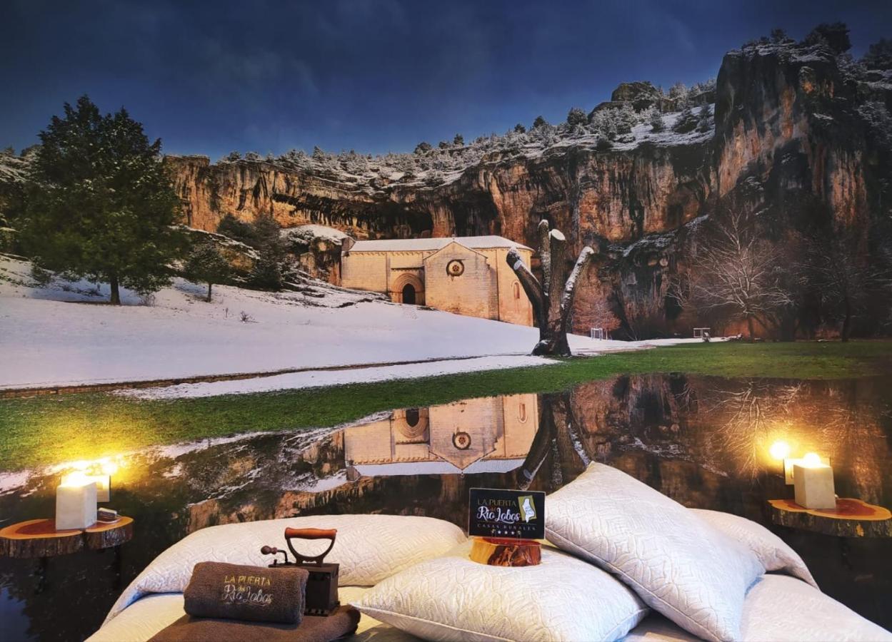 Casa Rural La Puerta Del Rio Lobos San Leonardo de Yagüe Екстериор снимка